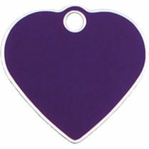 Identification plate Imarc Heart Lilac