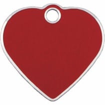 Plaque d'identification Imarc Heart Rouge