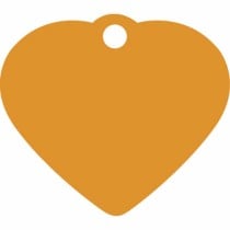 Identification plate Imarc Heart Orange