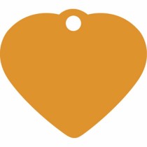 Identifikationsschild Imarc Heart Orange