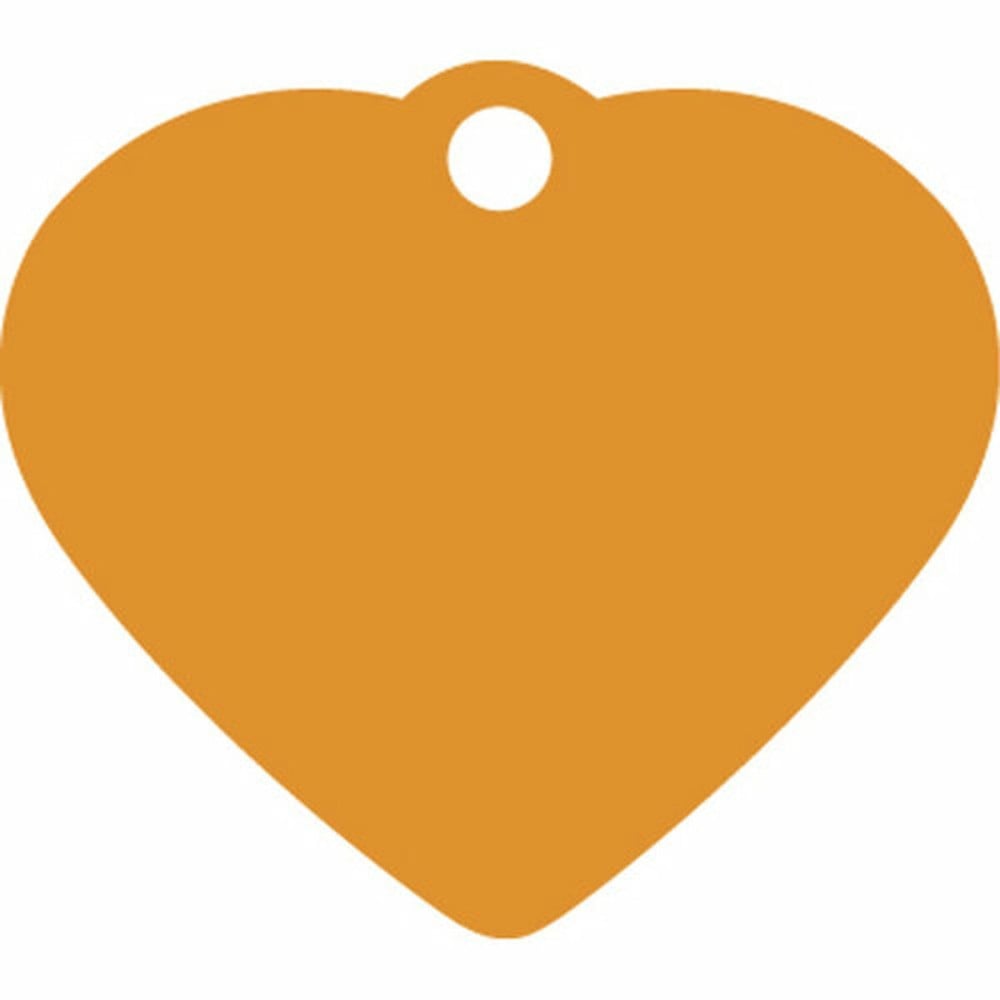 Plaque d'identification Imarc Heart Orange