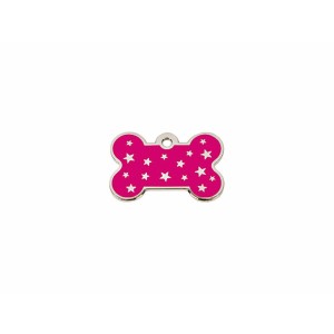 Identification plate Imarc PetScribe Passion Pink Silver