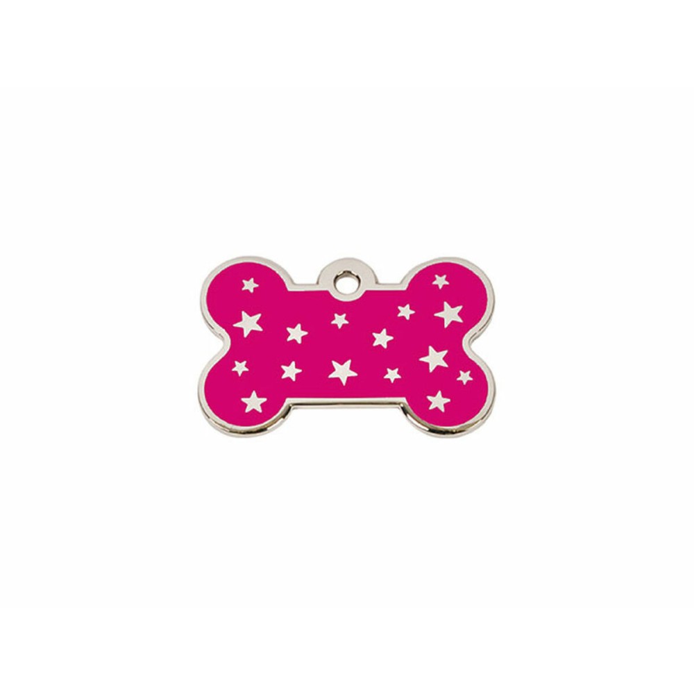 Identification plate Imarc PetScribe Passion Pink Silver