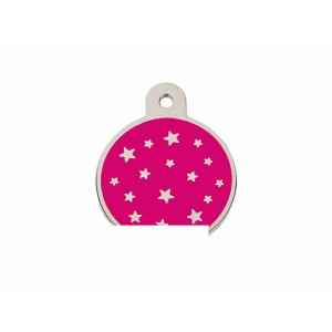 Identification plate Imarc PetScribe Passion Pink Silver