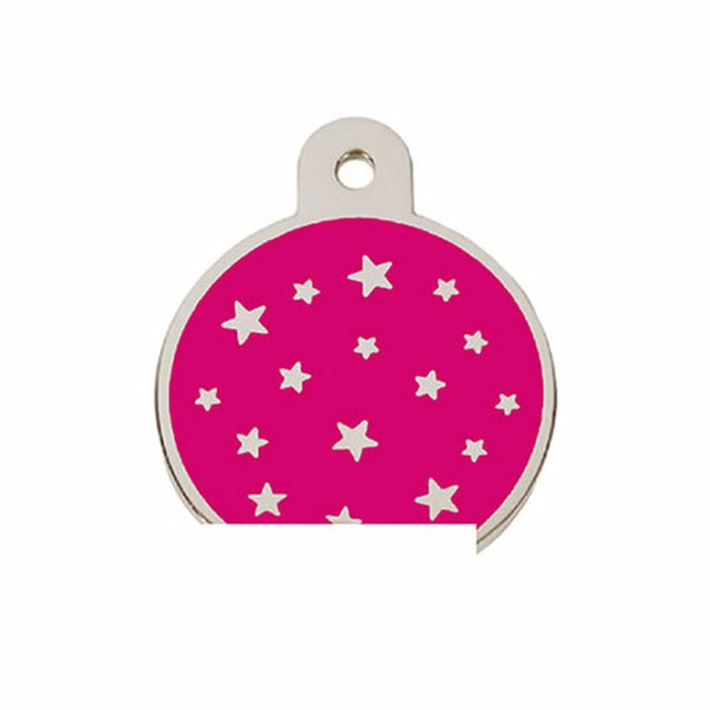 Identification plate Imarc PetScribe Passion Pink Silver