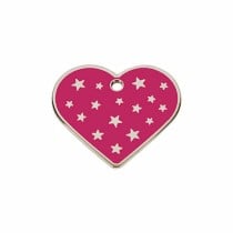 Identification plate Imarc PetScribe Passion Pink Silver