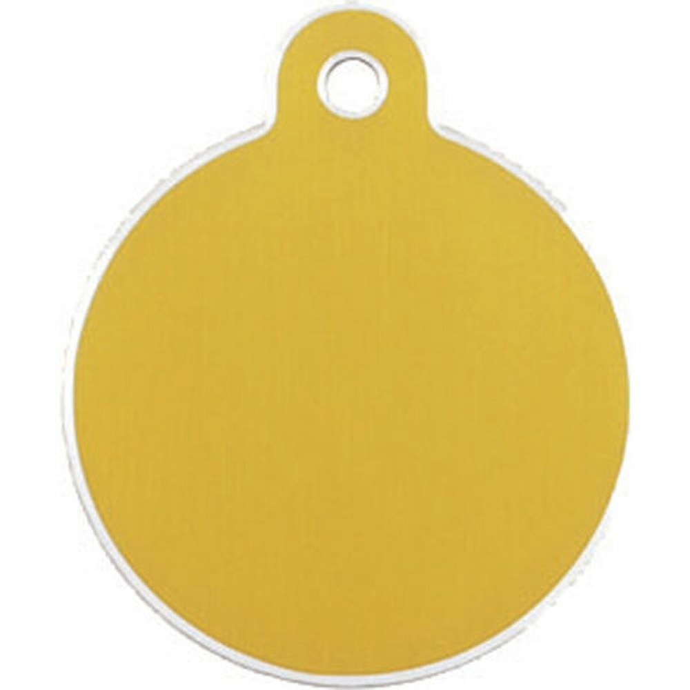 Identification plate Imarc Circle Yellow Golden