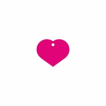 Identifikationsschild Imarc Heart Rosa