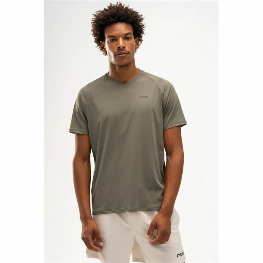 Men’s Short Sleeve T-Shirt Nox Pro Fit Olive Padel