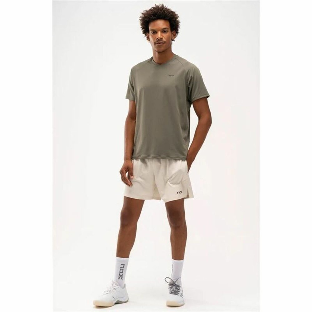 Men’s Short Sleeve T-Shirt Nox Pro Fit Olive Padel