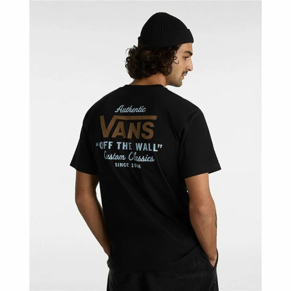 Herren Kurzarm-T-Shirt Vans Holder St Classic Schwarz