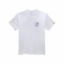 Men’s Short Sleeve T-Shirt Vans Classic Mini Dual Palm White