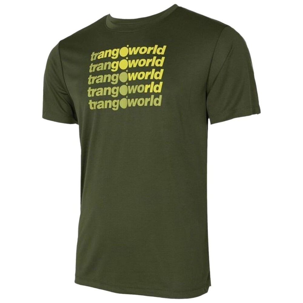 Men’s Short Sleeve T-Shirt Trangoworld Arbas Dark green