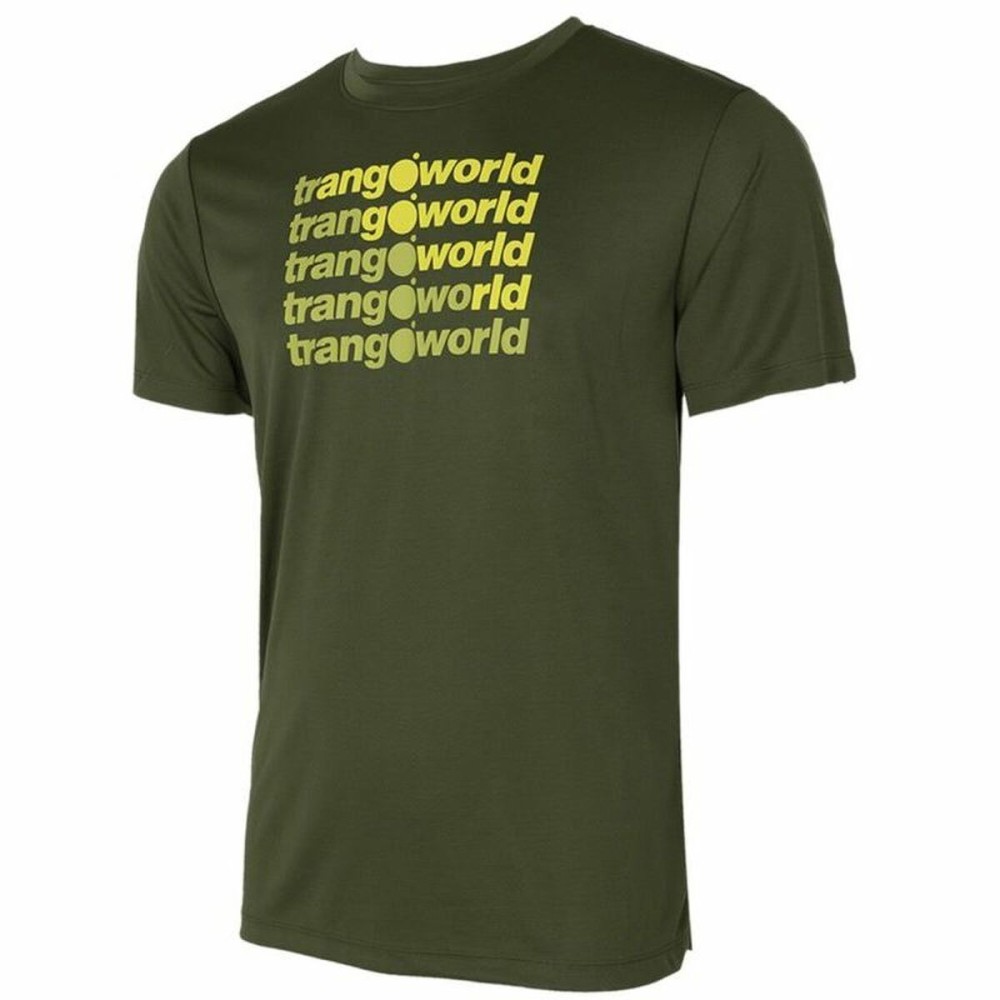 Herren Kurzarm-T-Shirt Trangoworld Arbas Dunkelgrün