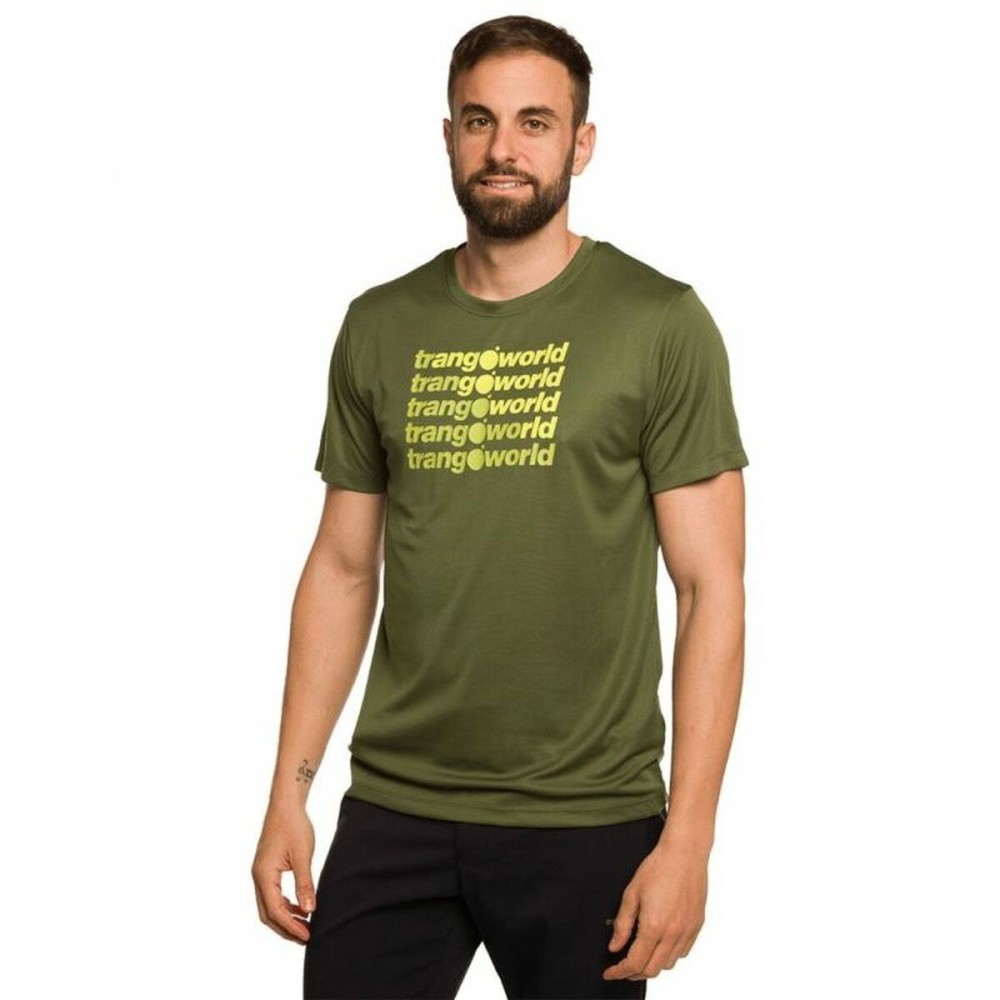 Herren Kurzarm-T-Shirt Trangoworld Arbas Dunkelgrün