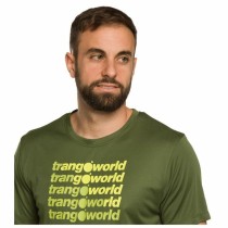 Herren Kurzarm-T-Shirt Trangoworld Arbas Dunkelgrün