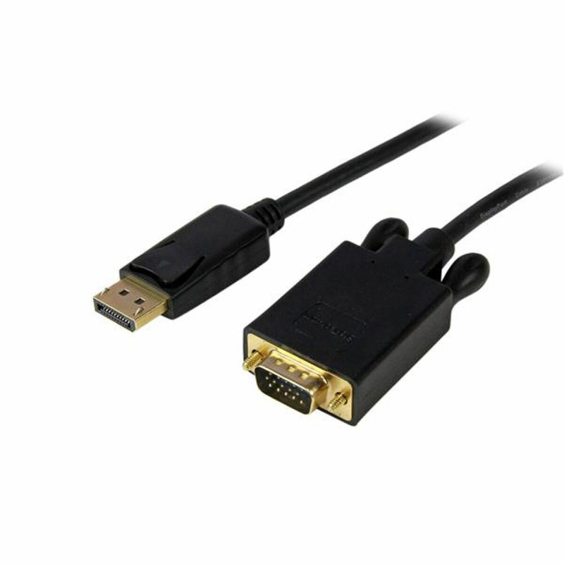 DisplayPort to VGA adapter Startech DP2VGAMM10B 3 m Black