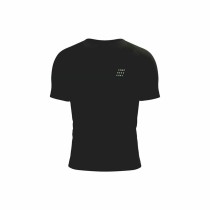 Herren Kurzarm-T-Shirt Compressport Performance Schwarz