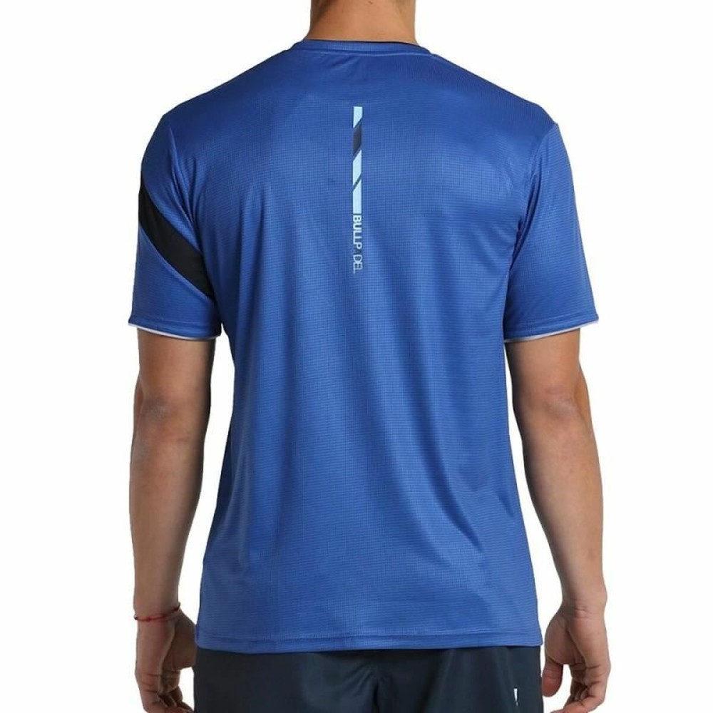 Herren Kurzarm-T-Shirt Bullpadel Lucia Blau Paddel