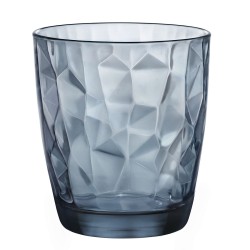 Verre Bormioli Rocco Diamond Bleu verre (390 ml) (6 Unités)