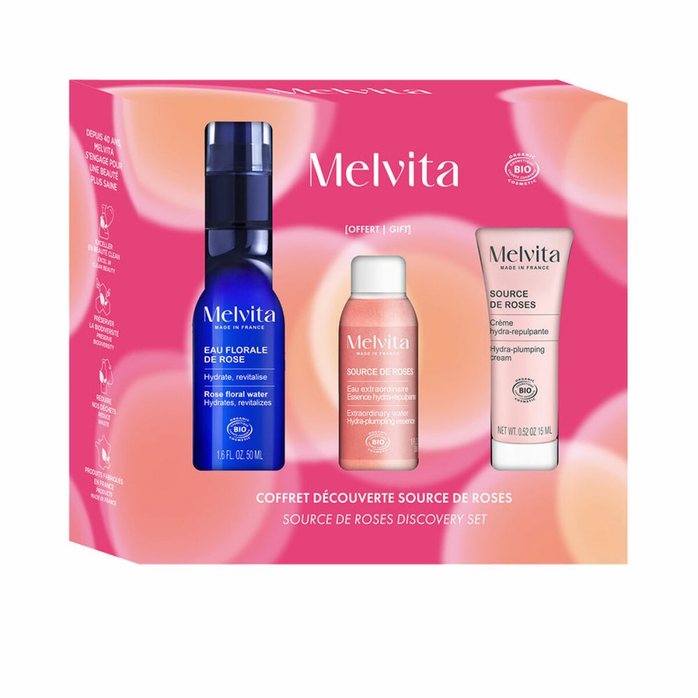 Unisex-Kosmetik-Set Melvita EAU DE FLEURS 3 Stücke