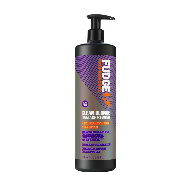 Shampoo for Blonde or Graying Hair Fudge Professional Clean Blonde Damage Rewind 1 L