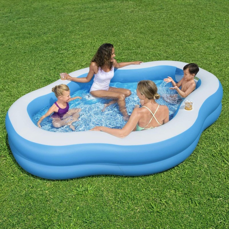 Aufblasbarer Pool Bestway Bunt 270 x 198 x 51 cm