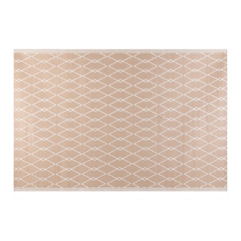 Tapis d’extérieur Zante 160 x 230 x 0,5 cm Beige polypropylène