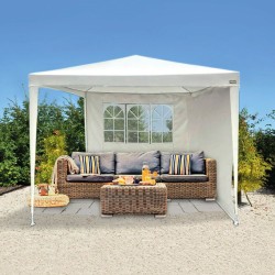 Gartenlaube Aktive 270 x 255 x 270 cm Stahl Creme