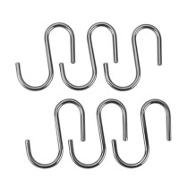 Hook for hanging up Metaltex Lonardo Chromed Metal 6,5 cm 6 Pieces