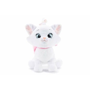 Fluffy toy Disney Cakey Cat 25 cm White Polyester