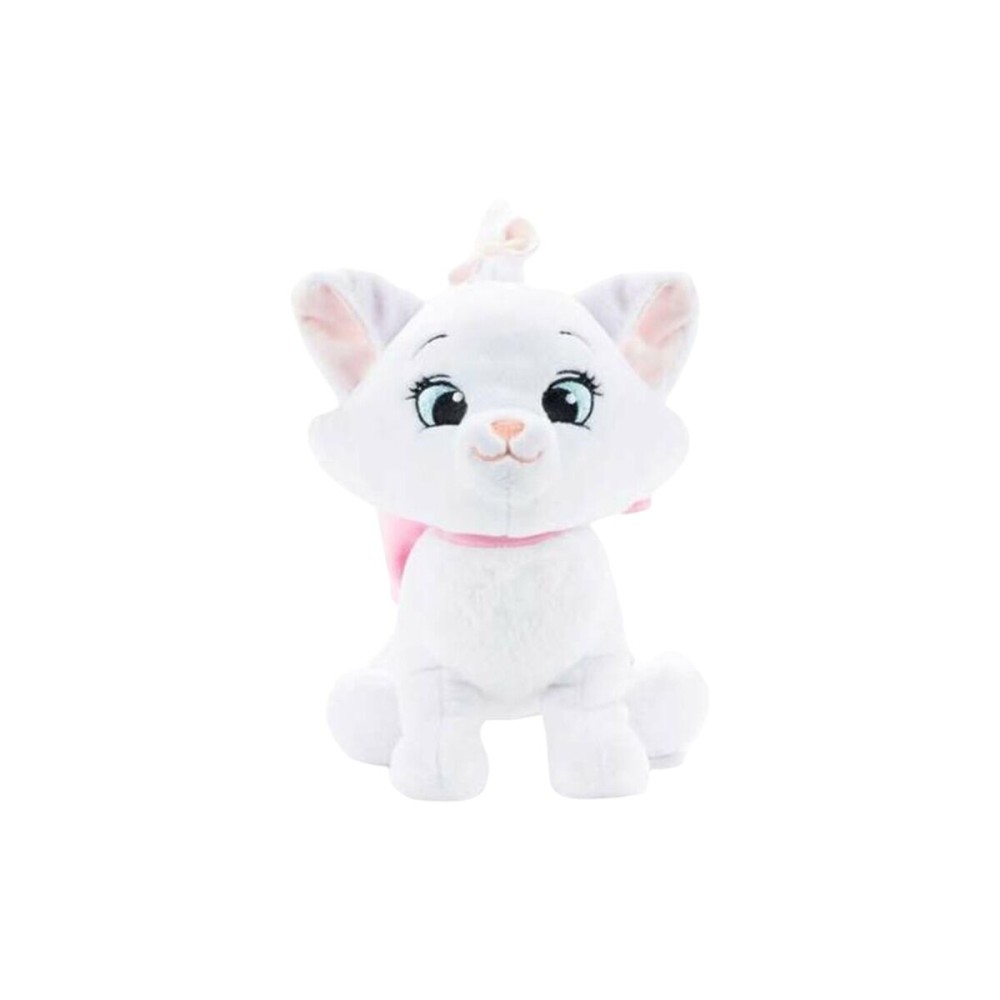 Fluffy toy Disney Cakey Cat 25 cm White Polyester