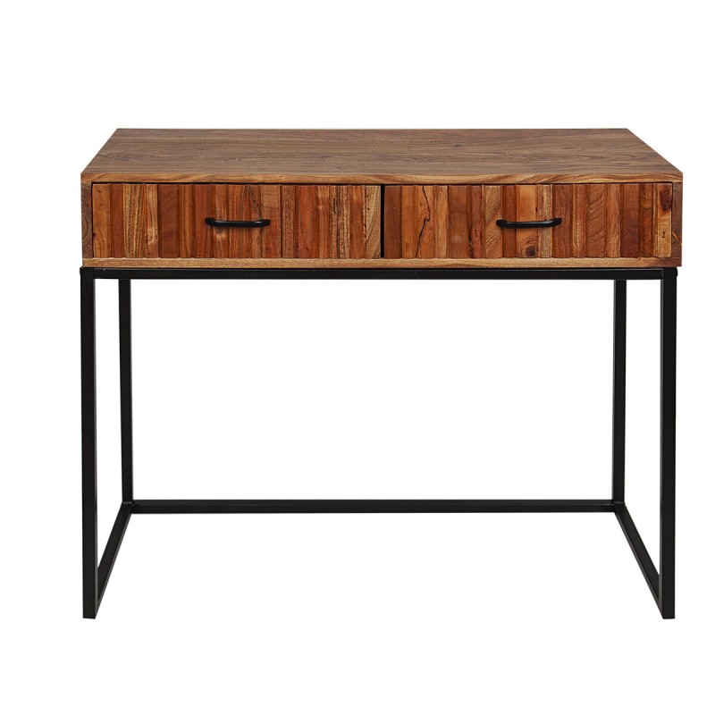 Console Romimex Marron Bois d'acacia 35 x 78 x 90 cm