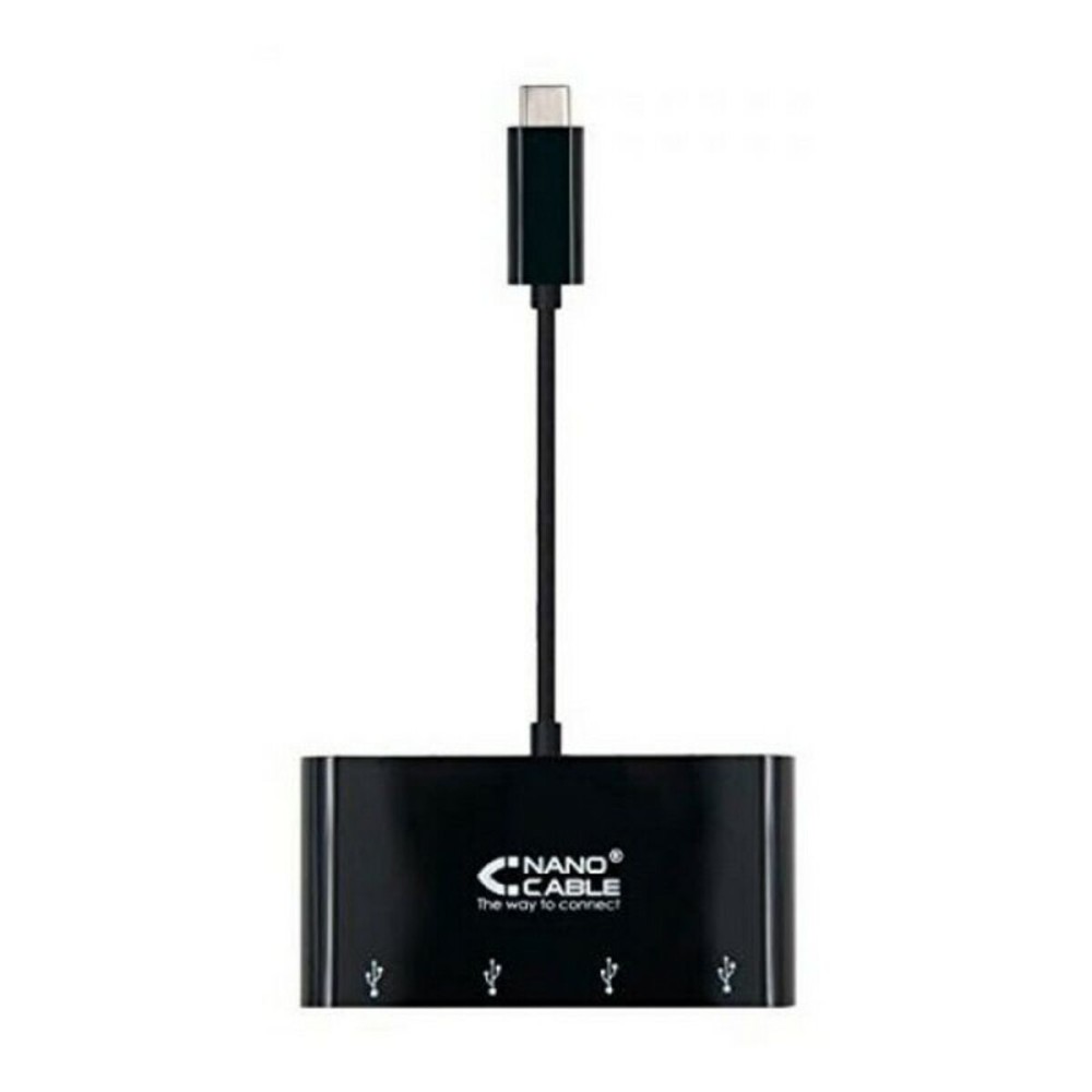 Adaptateur USB-C vers USB NANOCABLE 10.16.4401-BK (10 cm) 10 cm