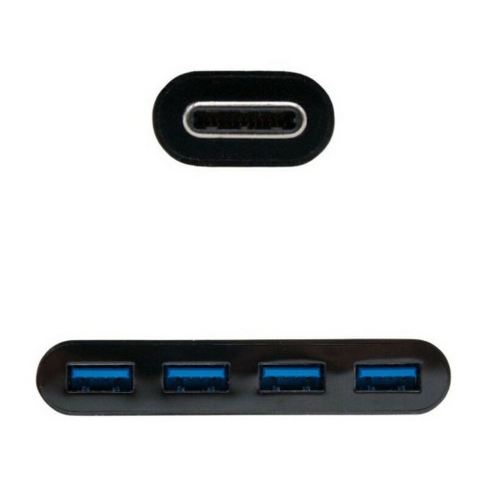 Adaptateur USB-C vers USB NANOCABLE 10.16.4401-BK (10 cm) 10 cm