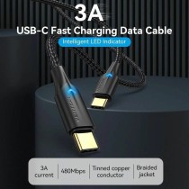 USB-C-Kabel Vention TAUBI Schwarz 3 m