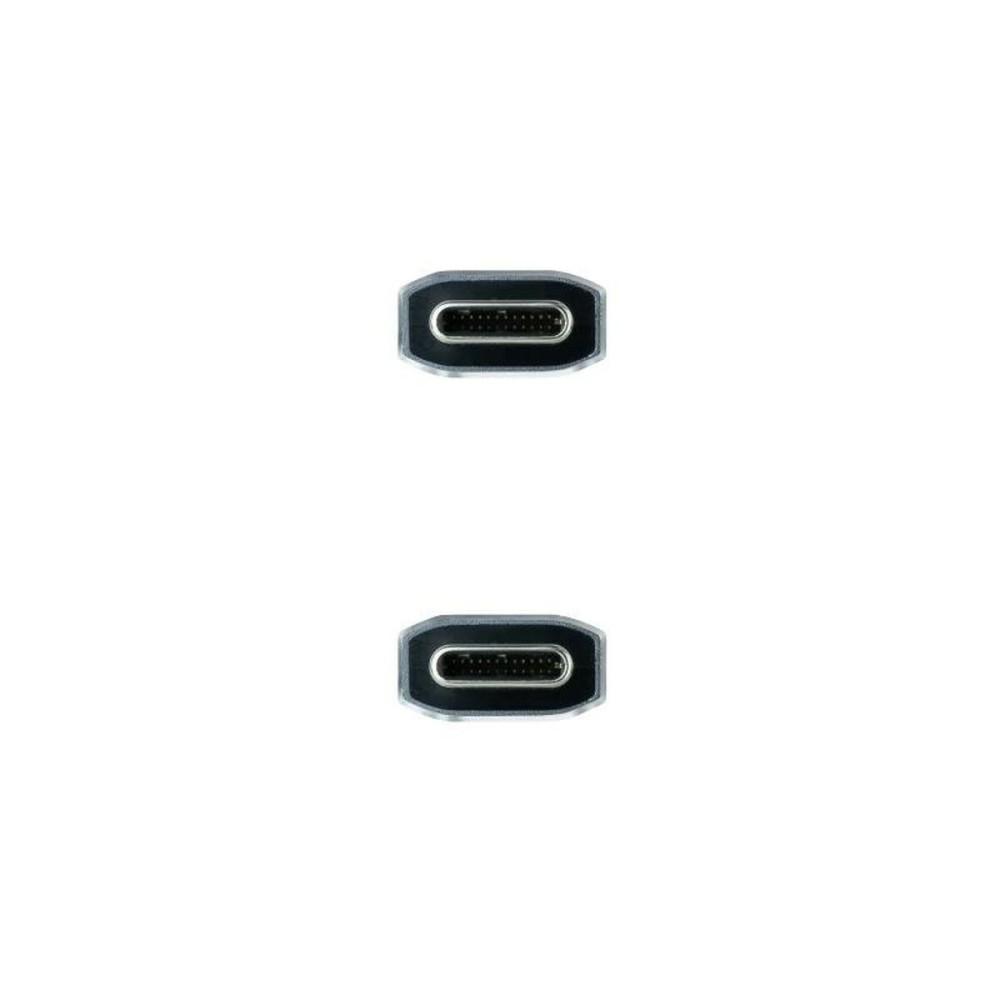 Câble USB-C NANOCABLE 10.01.4103-COMB 3 m Noir Noir/Gris (1 Unité)