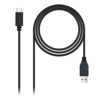 USB to Mini USB Cable NANOCABLE 10.01.4000 (0,5M) Black