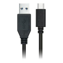 USB to Mini USB Cable NANOCABLE 10.01.4000 (0,5M) Black