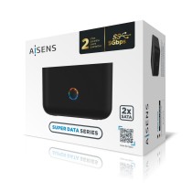 Dock Station Dual Aisens ASDS-D01B Noir