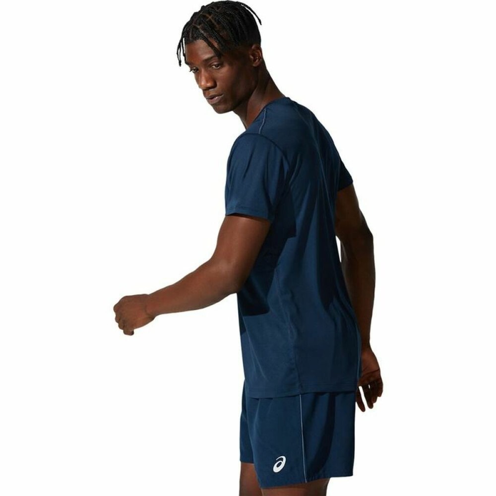 Men’s Short Sleeve T-Shirt Asics Core Navy Blue