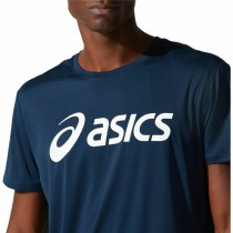 Herren Kurzarm-T-Shirt Asics Core Marineblau