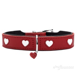 Collier pour Chien Hunter Love Rouge S/M 38-44 cm