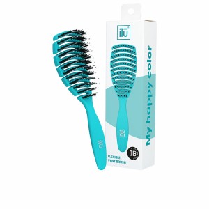 Detangling Hairbrush Ilū Flexible Vent Blue Ocean Blue (1 Unit)