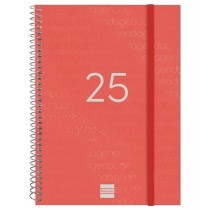 Agenda Finocam YEAR Rouge A5 15,5 x 21,2 cm 2025