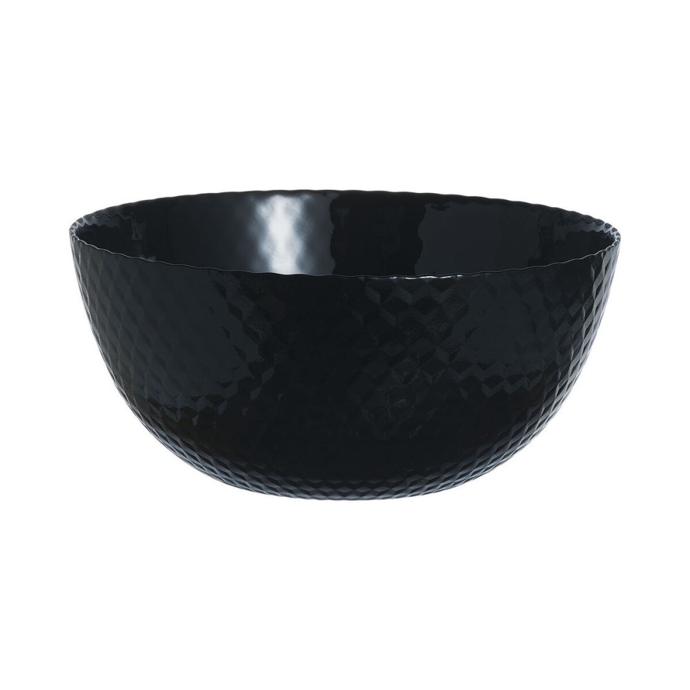 Salatschüssel Luminarc Pampille Noir Schwarz Glas 24 cm