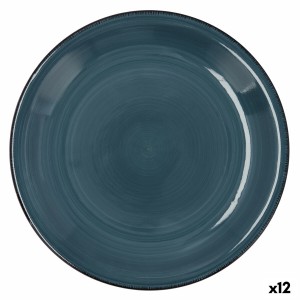 Assiette plate Quid Vita Céramique Bleu (Ø 27 cm) (12 Unités)