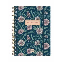 Agenda Finocam Daisy Multicouleur A5 15,5 x 21,2 cm 2024-2025