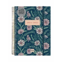 Agenda Finocam Daisy Multicouleur A5 15,5 x 21,2 cm 2024-2025