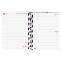 Agenda Finocam Noir 15,5 x 21,2 cm 2024-2025